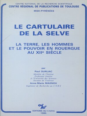 cover image of Le cartulaire de la Selve